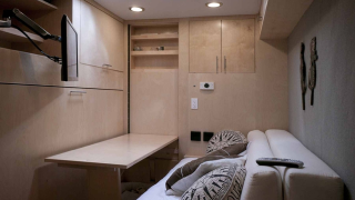 Illustration for article titled I Would Totally Live In This 80 Sq-Ft Custom Cargo Trailer